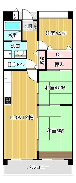 姫路駅 バス12分  南八代下車：停歩1分 6階の物件間取画像