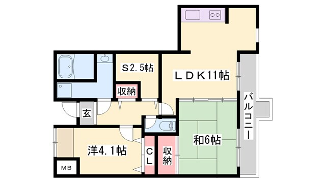 ドール辻井の物件間取画像