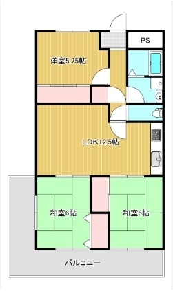 メゾン花北の物件間取画像