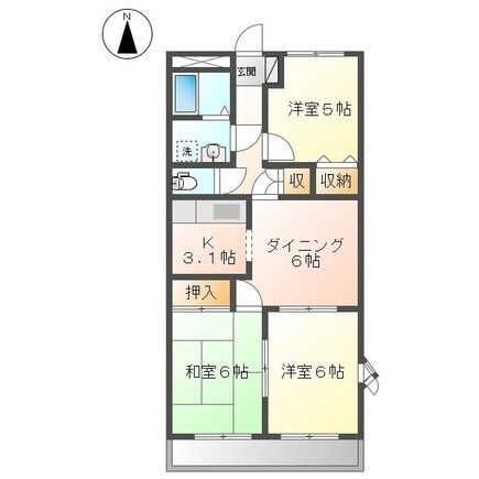 ソフィア花北の物件間取画像