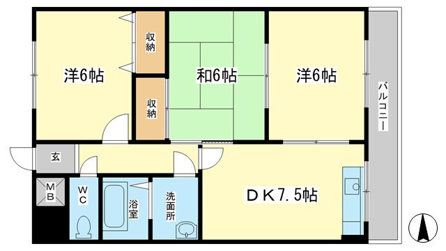 シェーンシュロスの物件間取画像