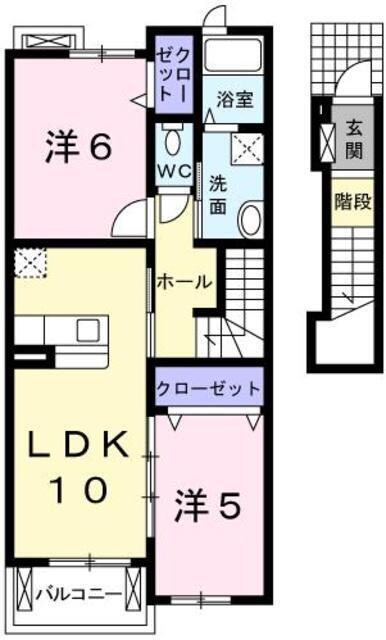 ウェントゥスⅠの物件間取画像