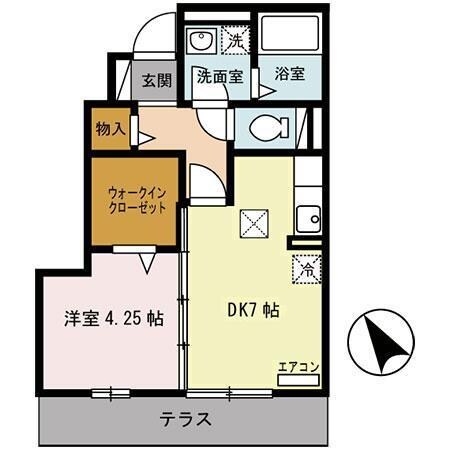 モダンコート英賀西の物件間取画像