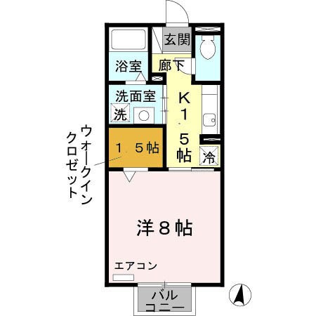 ジェントル阿成の物件間取画像
