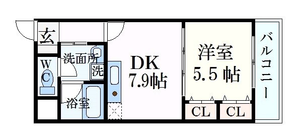 姫路駅 徒歩12分 4階の物件間取画像