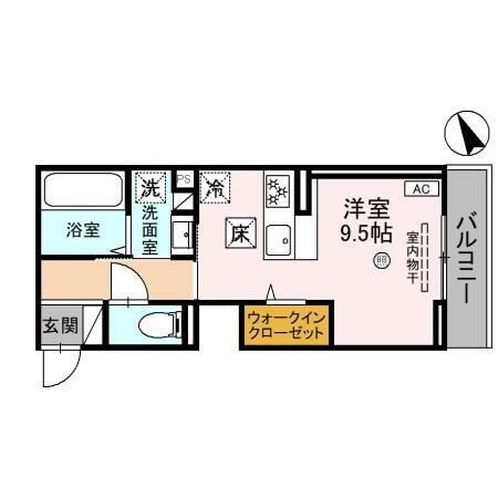 Ｄ－ＰＬＡＣＥ神田町の物件間取画像