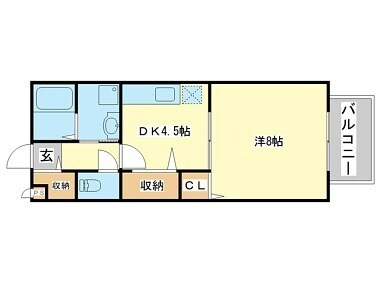 姫路駅 バス8分  南条下車：停歩5分 2階の物件間取画像