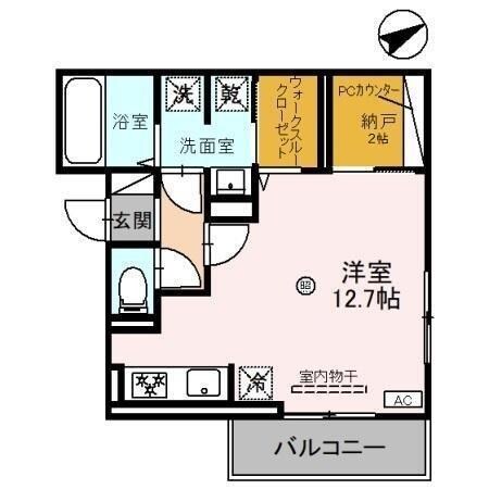 Ｄ－ＰＬＡＣＥ飾磨駅前の物件間取画像