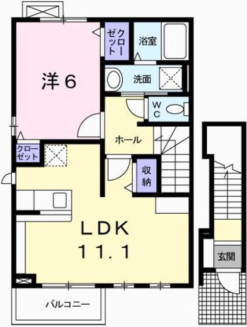 ファイン　コルソⅠの物件間取画像