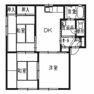 ディアス鵤の物件間取画像