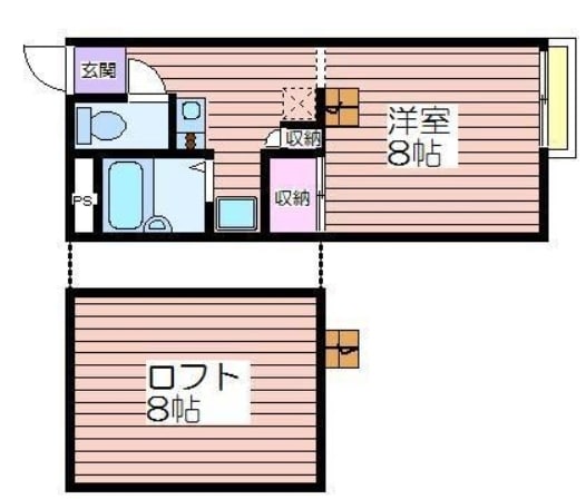 サニーフラット構の物件間取画像