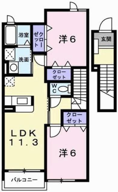 ブリランテ　トレの物件間取画像