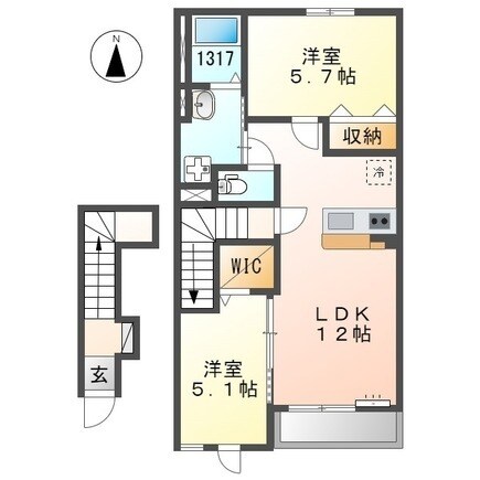 マグノリアの物件間取画像