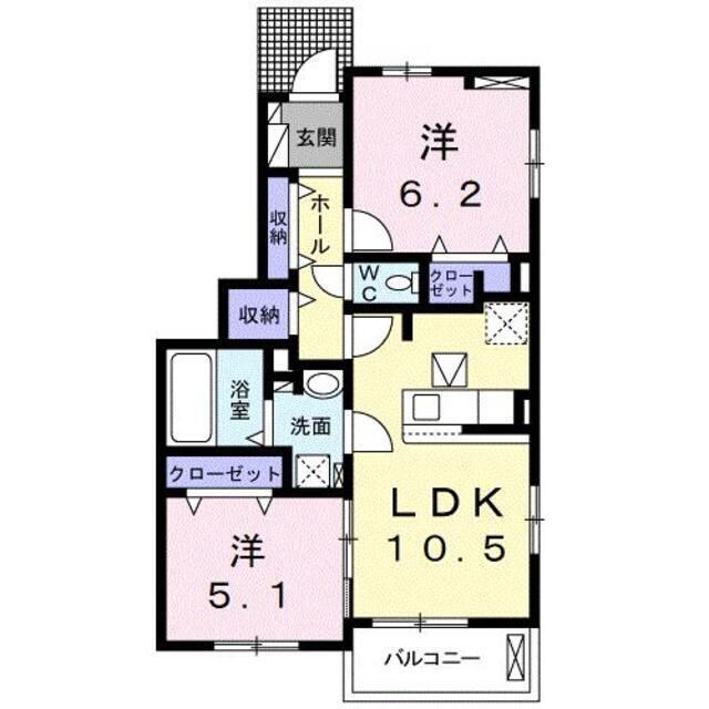 エル　モンテの物件間取画像