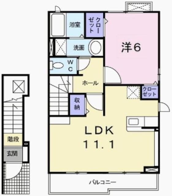 ブリーズ坂上の物件間取画像