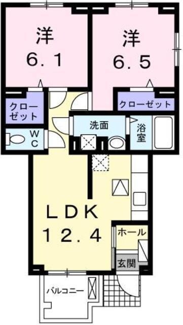 ココアガーデンの物件間取画像