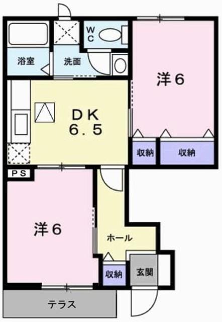 サニーパレスＡの物件間取画像