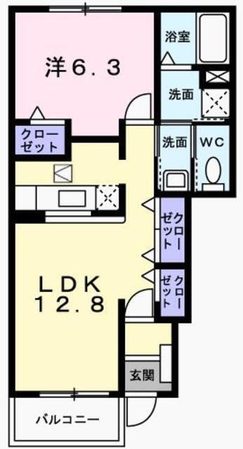 エクセルシアＣの物件間取画像