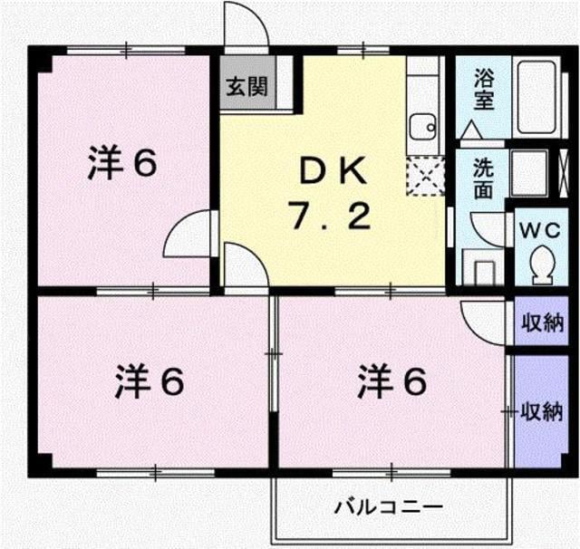 シャルマン南の物件間取画像