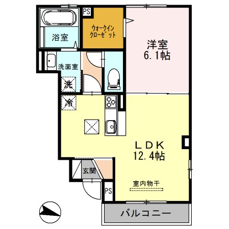 山陽天満駅 徒歩15分 1階の物件間取画像