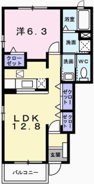 アメニティⅡの物件間取画像