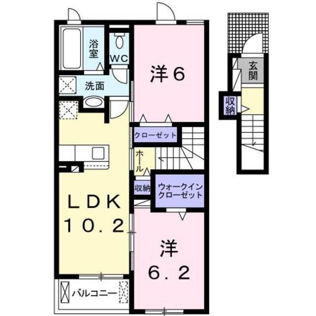 クレア・ルースの物件間取画像