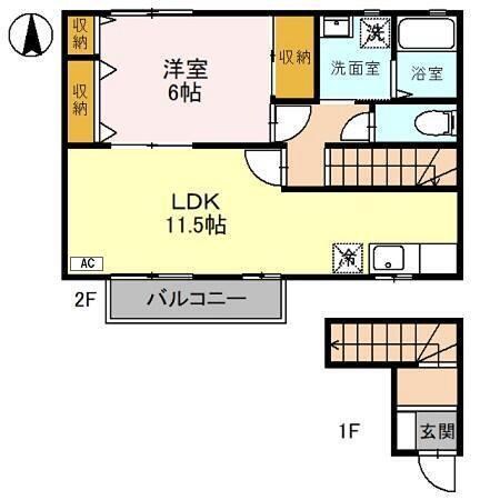 ソレジオ桜の物件間取画像