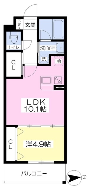 リフィールド東姫路駅前の物件間取画像