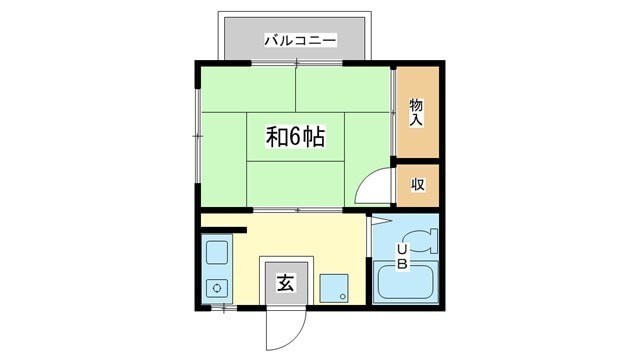 京口アパートの物件間取画像