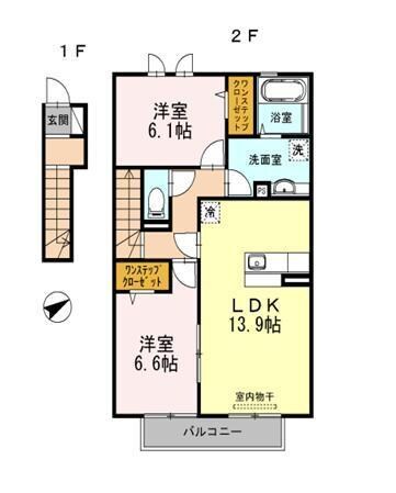 ビアン　メゾンの物件間取画像