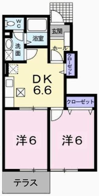 サンパティオの物件間取画像