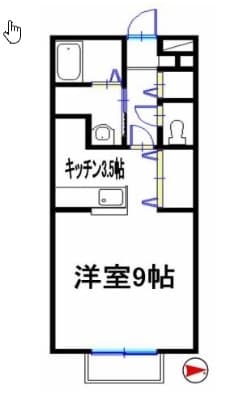 広畑駅 徒歩8分 1階の物件間取画像