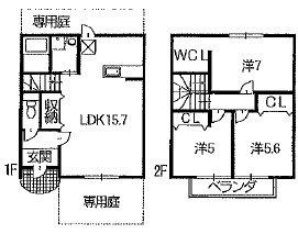 Ｍａｉｓｏｎ　Ｃｌａｉｒｅ３番館の物件間取画像