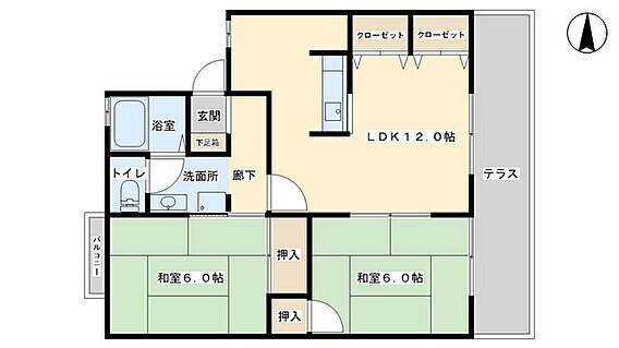 セジュール・ルポの物件間取画像