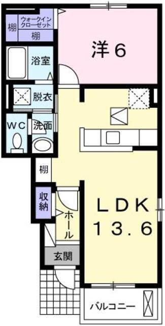 グランチャレットⅢの物件間取画像