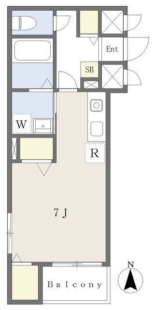 Ｃｌａｉｒ市役所前の物件間取画像