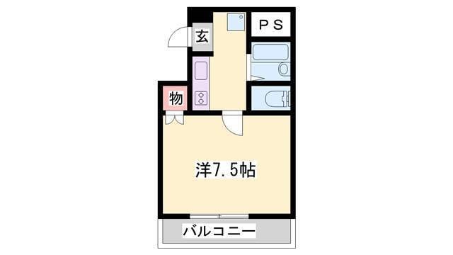 ルークレジデンス姫路の物件間取画像