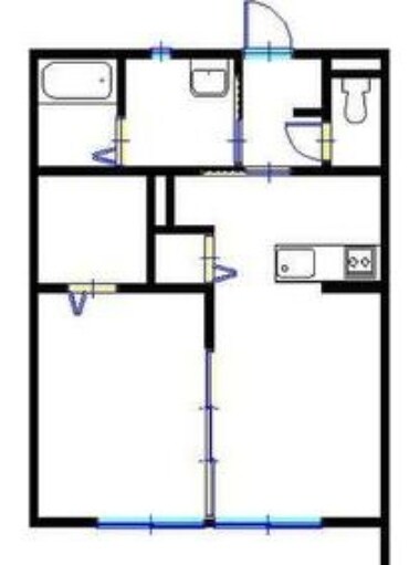 英賀保駅 徒歩5分 2階の物件間取画像