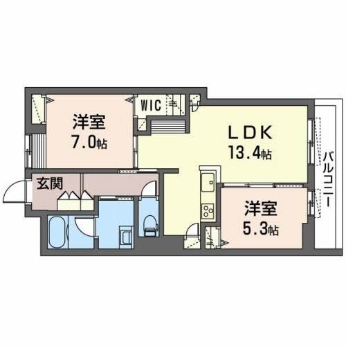 シャーメゾン　ソルテの物件間取画像