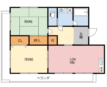 メゾンやすむろⅠの物件間取画像