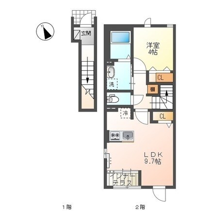 アベニールのざとの物件間取画像
