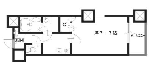 姫路駅 徒歩4分 9階の物件間取画像