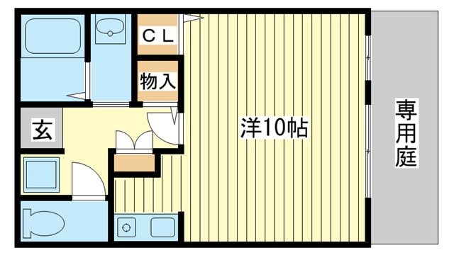 英賀保駅 徒歩14分 1階の物件間取画像