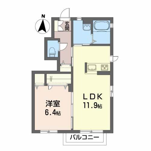 アーバンストリート泉Cの物件間取画像