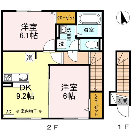 メゾン花見山 Ⅲの物件間取画像