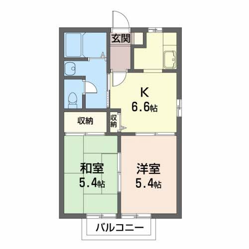 グリーンフィールド成出 Gの物件間取画像