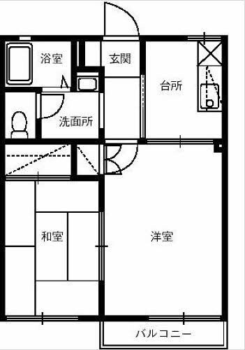 物件間取画像