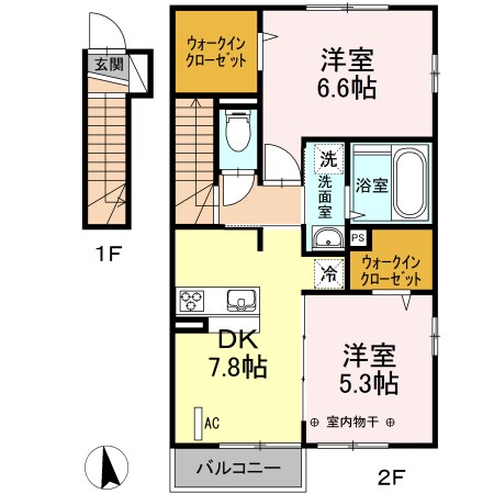 アムールの物件間取画像