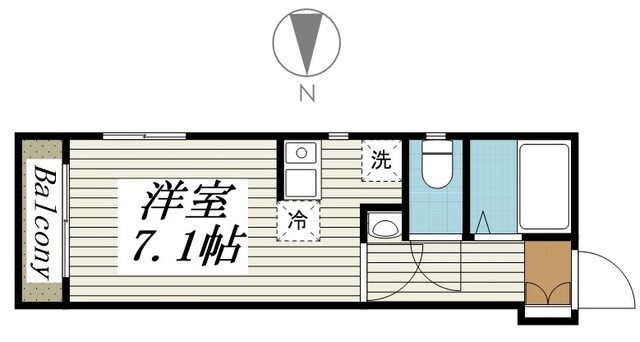 ベネボレンス千早の物件間取画像