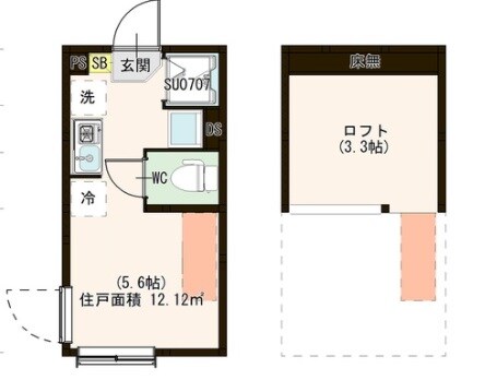 上中里駅 徒歩10分 1階の物件間取画像